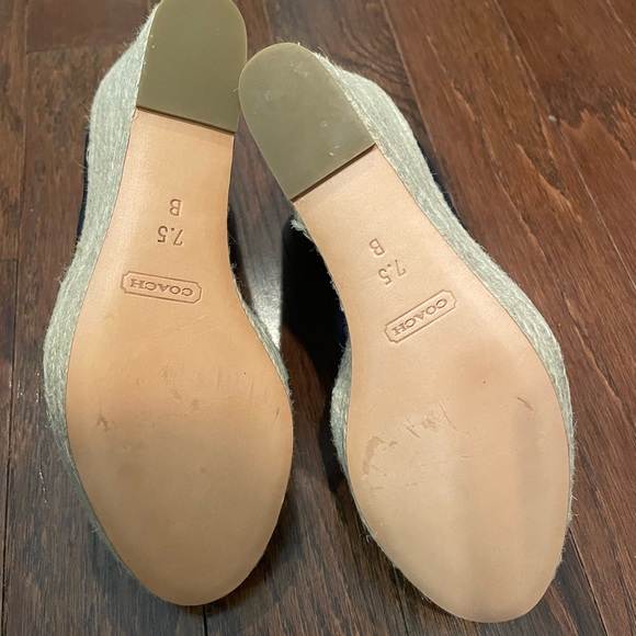 COACH blaine espadrille
wedge in "denim" - Picture 4 of 4